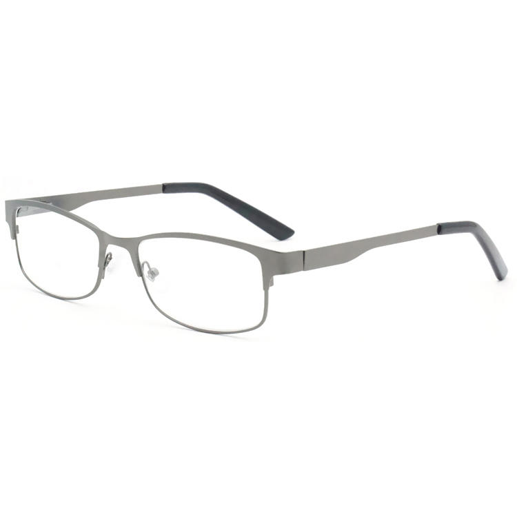 Dachuan Optical DRM368026 China Supplier Browline Metal Reading Glasses With Plastic Legs (1)
